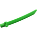 LEGO Bright Green Sword with Square Crossguard