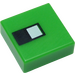 LEGO Bright Green Tile 1 x 1 with Minecraft Turtle Eye with Groove (3070 / 47144)