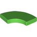 LEGO Bright Green Tile 2 x 2 Curved Corner (27925)