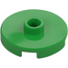 LEGO Fel groen Tegel 2 x 2 Rond met Nop (18674)