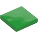 LEGO Bright Green Tile 2 x 2 with Groove (3068)