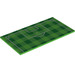 LEGO Bright Green Tile 8 x 16 with Football pitch goal 2 with Bottom Tubes, Textured Top (82472 / 90498)