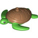 LEGO Leuchtend grün Schildkröte mit Medium Flesh Shell (104100)