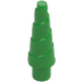 LEGO Bright Green Unicorn Horn with Spiral (34078 / 89522)