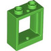 LEGO Bright Green Window Frame 1 x 2 x 2 (60592 / 79128)