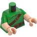 LEGO Ярко зелено Young Link минифиг Торс (973)