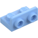 LEGO Leuchtendes Hellblau Halterung 1 x 2 mit 1 x 2 Oben (99780)