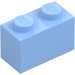 LEGO Bright Light Blue Brick 1 x 2 with Bottom Tube (3004)