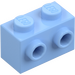 LEGO Bleu Clair Brillant Brique 1 x 2 avec Tenons sur Une Côté (11211)