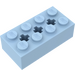 LEGO Bright Light Blue Brick 2 x 4 with Axle Holes (39789)
