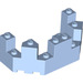 LEGO Helder Lichtblauw Steen 4 x 8 x 2.3 Turret Top (6066)