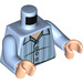 LEGO Azul claro brillante Dudley Dursley con Luz Azul Pyjamas Minifigura Torso (973 / 76382)