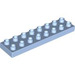 LEGO Helder Lichtblauw Duplo Plaat 2 x 8 (44524)