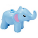 LEGO Helder lichtblauw Elephant met Roze Oren (67410 / 68038)