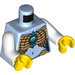 LEGO Bright Light Blue Eris With Pearl Gold Shoulder Armor and Chi Torso (973 / 76382)