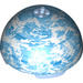 LEGO Helles Hellblau Hemisphere 11 x 11 mit Bolzen auf oben mit Planet Endor (13271 / 98107)
