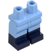 LEGO Bright Light Blue Hips with Bright Light Blue Legs and Dark Blue Boots Pattern (73200)