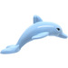 LEGO Helles Hellblau Springen Delfin mit Unterseite Achse Halter mit Groß Augen und Eyelashes Runde geformte Augen (13392 / 13987)