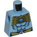 LEGO Bright Light Blue Minifig Torso without Arms with Decoration (973)