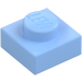LEGO Bright Light Blue Plate 1 x 1 (3024)