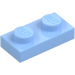 LEGO Bright Light Blue Plate 1 x 2 (3023)