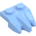 LEGO Bright Light Blue Plate 1 x 2 with 3 Rock Claws (27261)