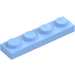 LEGO Lys lyseblå Plate 1 x 4 (3710)