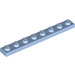 LEGO Bright Light Blue Plate 1 x 8 (3460)