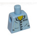 LEGO Bright Light Blue Sleepyhead Torso without Arms (973)