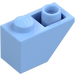 LEGO Bright Light Blue Slope 1 x 2 (45°) Inverted (3665) LEGO Bright Light Blue Slope 1 x 2 (45°) Inverted (3665)