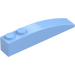 레고 밝은 연한 파란색 경사 1 x 6 구부러진 (41762 / 42022)