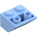 LEGO Bright Light Blue Slope 2 x 2 (45°) Inverted with Flat Spacer Underneath (3660)