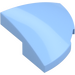 LEGO Bright Light Blue Slope 2 x 2 x 0.7 Curved Round Quarter (5852)