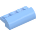 LEGO Bright Light Blue Slope 2 x 4 x 1 Curved (5842)