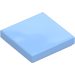 LEGO Bright Light Blue Tile 2 x 2 with Groove (3068)