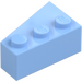 LEGO Bright Light Blue Wedge Brick 3 x 2 Right (6564)