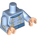 LEGO Bright Light Blue Zodiac Master Minifig Torso (973 / 88585)