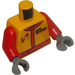 LEGO Bright Light Orange Airborne Torso (973 / 76382)