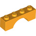 LEGO Helder Lichtoranje Boog 1 x 4 (3659)