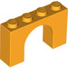 LEGO Helder Licht Oranje Boog 1 x 4 x 2 (6182)