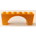 LEGO Leuchtendes helles Orange Bogen 1 x 6 x 2 Dünne Oberseite ohne verstärkte Unterseite (12939)