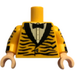 LEGO Helder lichtoranje Batman Tijger Minifiguur Pak Torso met Strepen (973)