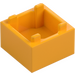 LEGO Bright Light Orange Box 2 x 2 (2821 / 59121)