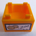 LEGO Arancione chiaro brillante Scatola 2 x 2 con &#039;2.00&#039; Price Adesivo (59121)