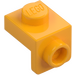 LEGO Lysorange Beslag 1 x 1 med 1 x 1 Plade ned (36841)