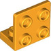 LEGO Bright Light Orange Bracket 1 x 2 - 2 x 2 Up (99207)