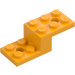 LEGO Leuchtendes helles Orange Halterung 2 x 5 x 1.3 mit Löcher (11215 / 79180)