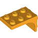 LEGO Helles Licht Orange Halterung 3 x 2 mit Platte 2 x 2 Downwards (69906)