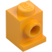 LEGO Lysorange Klods 1 x 1 med Forlygte (4070 / 30069)