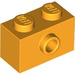 LEGO Bright Light Orange Brick 1 x 2 with 1 Stud on Side (86876)